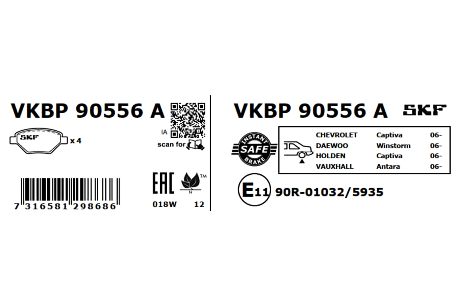 VKBP90556A SKF