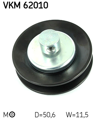 VKM62010 SKF Rolo parasita da correia de transmissão