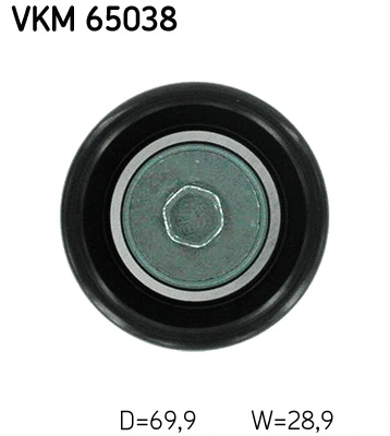 VKM65038 SKF Rolo parasita da correia de transmissão