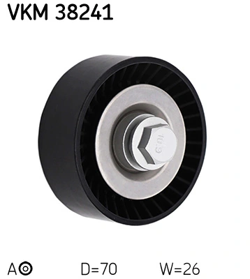 VKM38241 SKF Rolo de reguladora de tensão da correia de transmissão