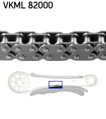 VKML82000 SKF Cadeia do mecanismo de distribuição de gás, kit