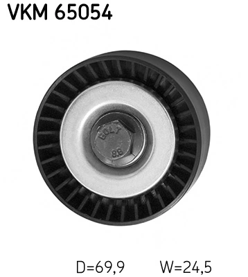 VKM65054 SKF Rolo parasita da correia de transmissão