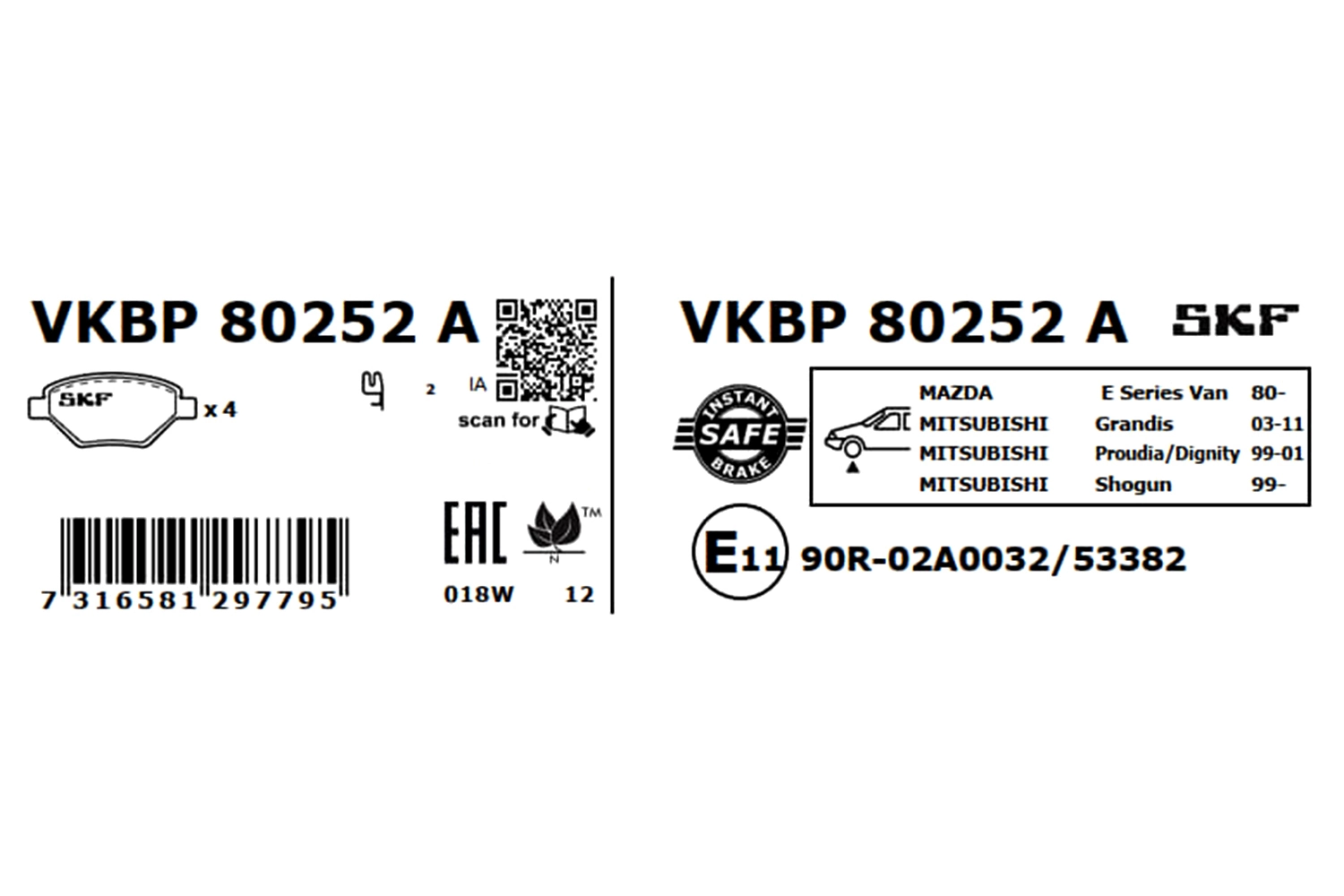 VKBP80252A SKF