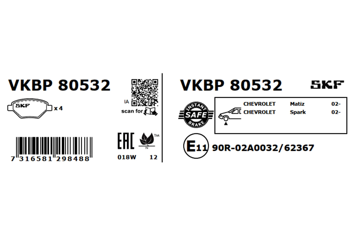 VKBP80532 SKF