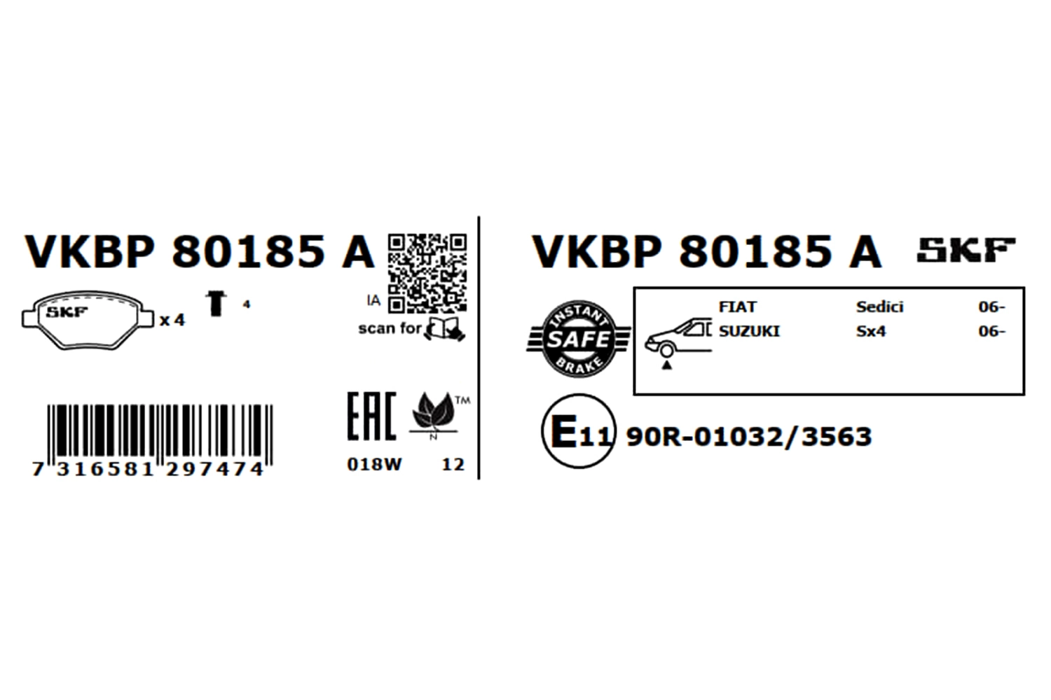 VKBP80185A SKF