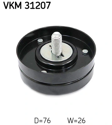 VKM31207 SKF Rolo parasita da correia de transmissão