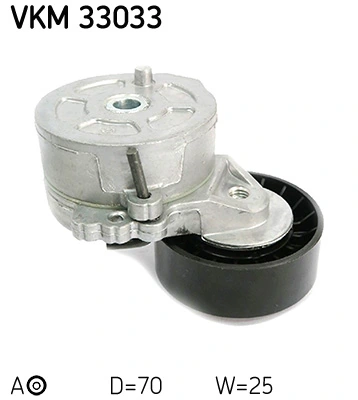 VKM33033 SKF Rolo de reguladora de tensão da correia de transmissão