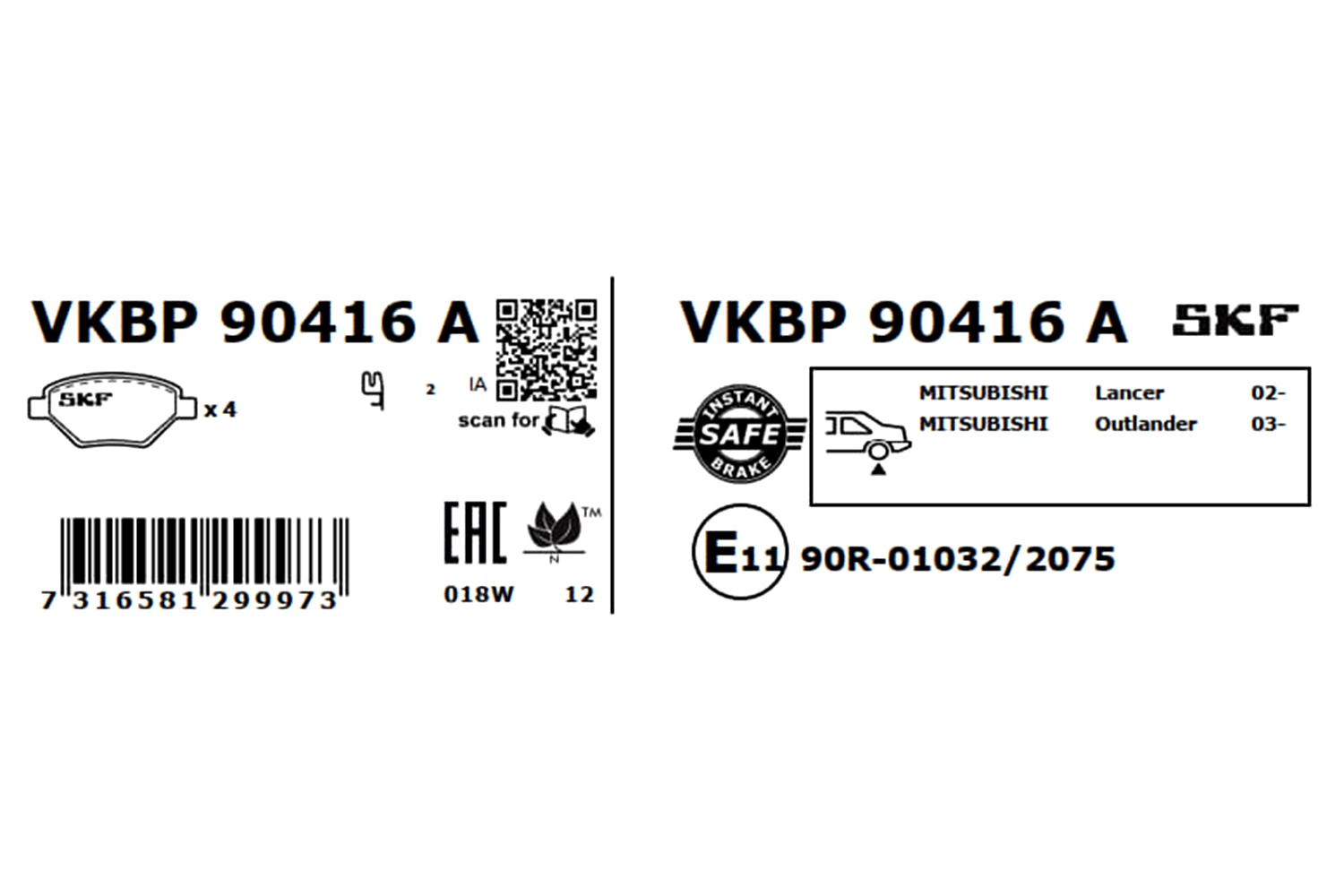 VKBP90416A SKF