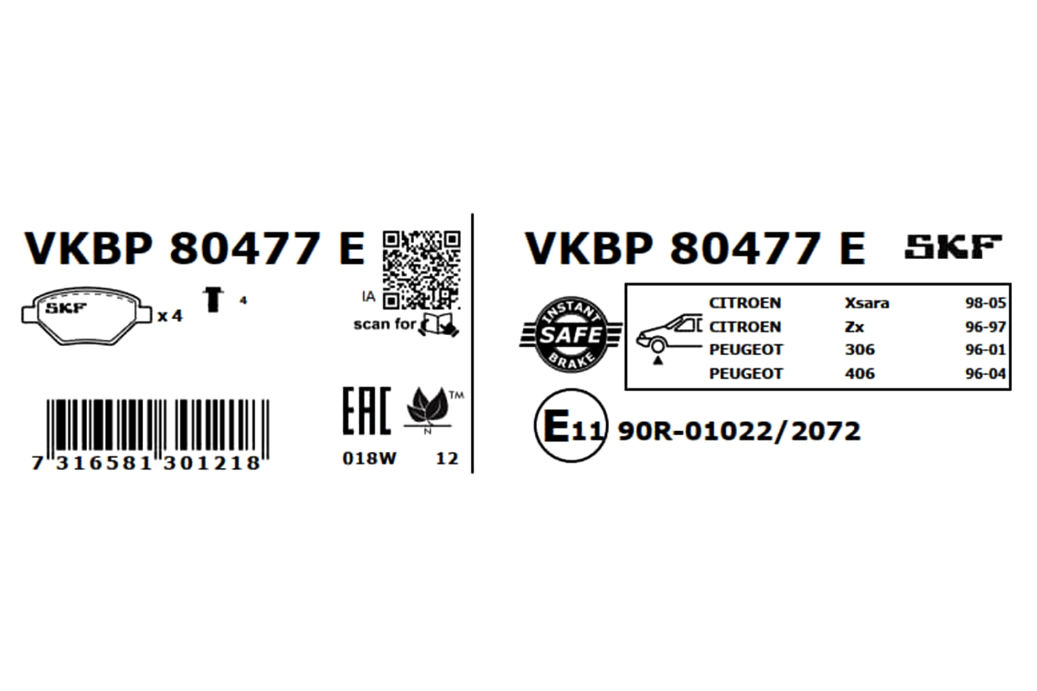 VKBP80477E SKF