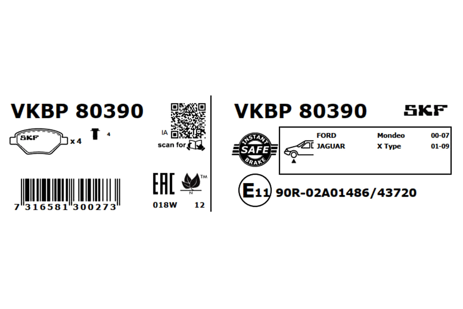 VKBP80390 SKF