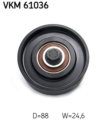 VKM61036 SKF Rolo de reguladora de tensão da correia de transmissão