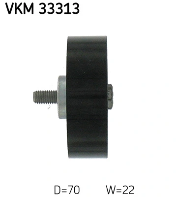 Rolo de reguladora de tensão da correia de transmissão SKF VKM33313 preço, a partir de 27,59 USD
