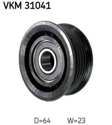 VKM31041 SKF Rolo parasita da correia de transmissão