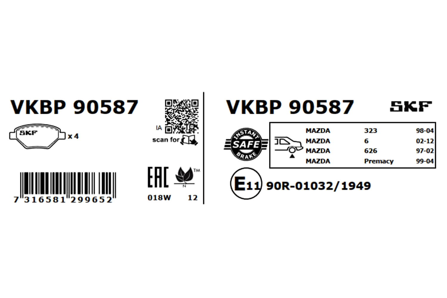 VKBP90587 SKF