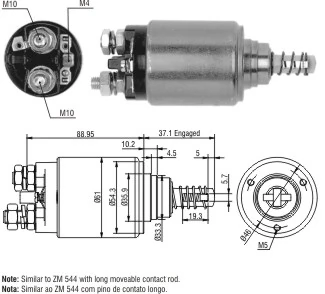 Relê retrator do motor de arranco Bosch 331402035 preço, a partir de 38,65 USD