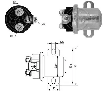 Relê retrator do motor de arranco Cummins 3965283 preço, a partir de 30,30 USD