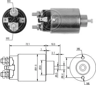 Relê retrator do motor de arranco REMA-PARTS 133049 preço, a partir de 33,28 USD