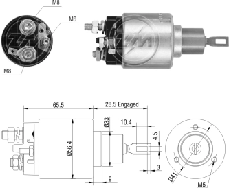 Relê retrator do motor de arranco Bosch 0331303100 preço, a partir de 50,88 USD