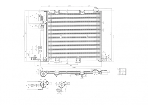 Compre Radiador de aparelho de ar condicionado Opel Astra 