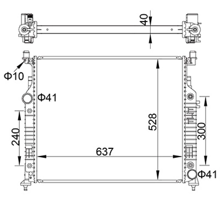Radiador de esfriamento de motor Mercedes GL preço, a partir de 91,08 USD