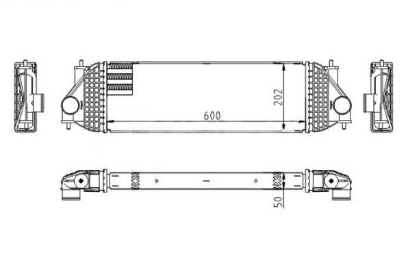  Radiador de intercooler Suzuki Grand Vitara SUV (JB) (2005 - 2026) 