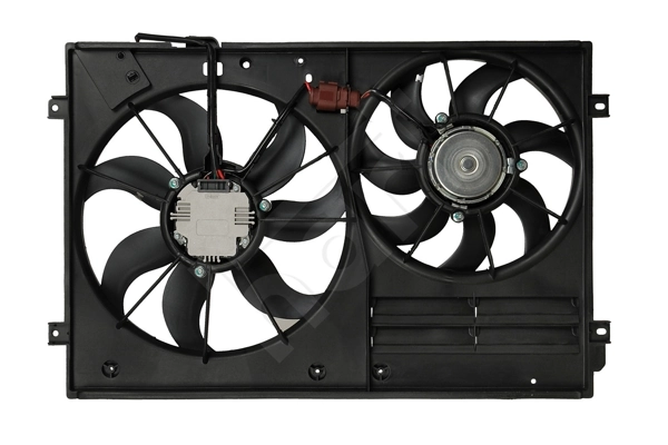 Ventilador elétrico de esfriamento montado (motor + roda de aletas) Volkswagen Golf PLUS V 5M1, 521