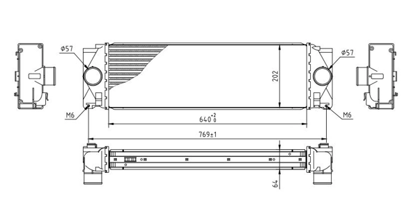 Radiador de intercooler Volkswagen Crafter preço, a partir de 67,68 USD