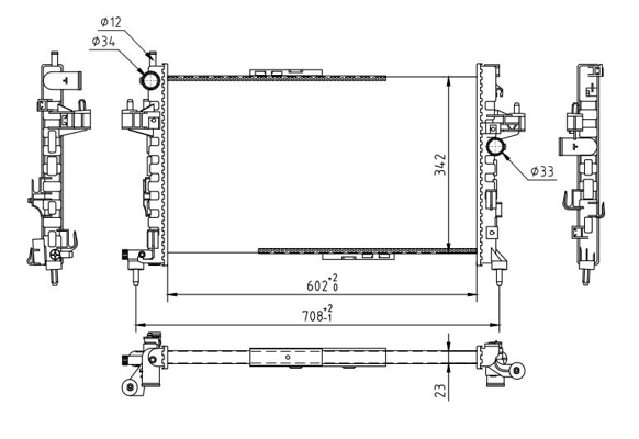 Radiador de esfriamento de motor General Motors 24466780 preço, a partir de 57,71 USD