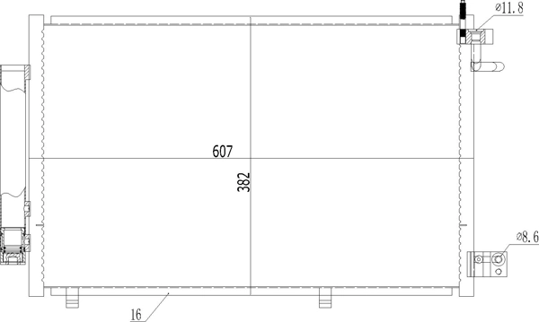 Radiador de aparelho de ar condicionado Ford Fiesta preço, a partir de 65,97 USD