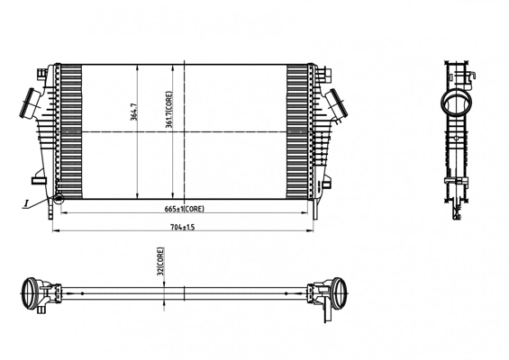 Radiador de intercooler Opel Insignia preço, a partir de 63,41 USD