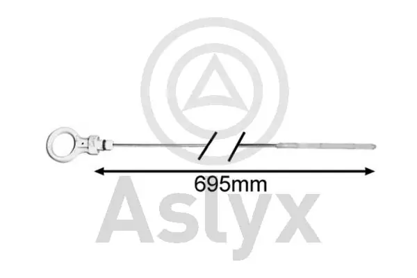 Sonda (indicador) do nível de óleo no motor para Ford Transit V184/5