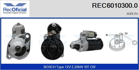 Motor de arranco Audi A6  4F5 ao melhor preço
