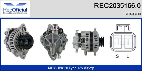 Gerador Mitsubishi Pajero V2W ao melhor preço