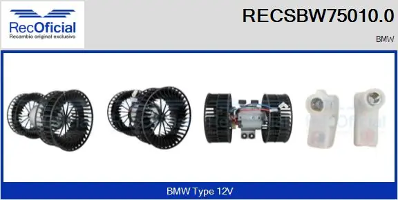 Motor de ventilador de forno (de aquecedor de salão) BMW 7  E38 ao melhor preço