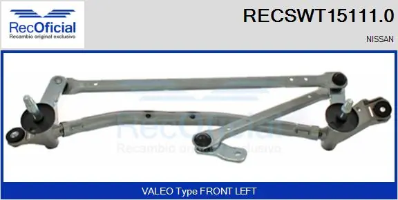 Trapézio de limpador pára-brisas Nissan Qashqai  J10 ao melhor preço