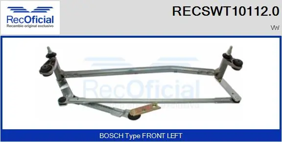 Trapézio de limpador pára-brisas Volkswagen Passat  3C2 ao melhor preço