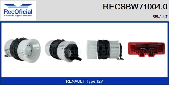 Motor de ventilador de forno (de aquecedor de salão) Renault Megane III KZ0, KZ1 ao melhor preço