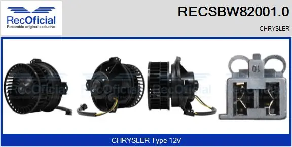 K04885475AB Fiat/Alfa/Lancia Motor de ventilador de forno (de aquecedor de salão)