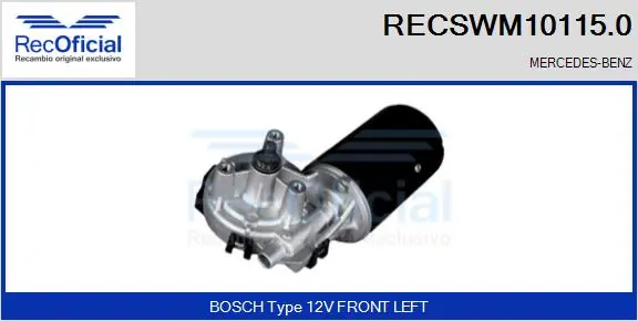 Motor de limpador pára-brisas do pára-brisas Mercedes ML/GLE  W163 ao melhor preço