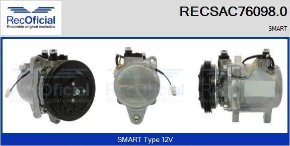 Compressor de aparelho de ar condicionado Smart FORTWO  450 ao melhor preço
