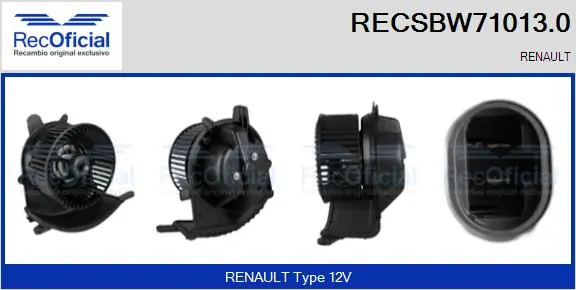 Motor de ventilador de forno (de aquecedor de salão) Renault Scenic II JM0, JM1 ao melhor preço