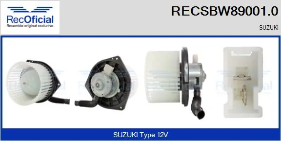 Motor de ventilador de forno (de aquecedor de salão) Suzuki Grand Vitara  JB ao melhor preço