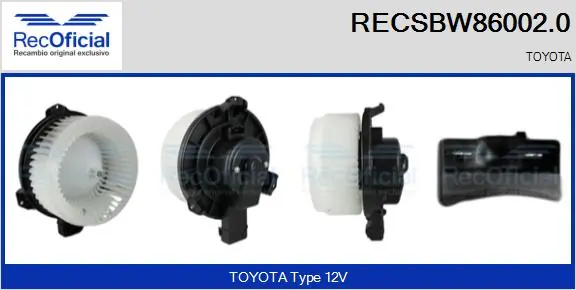Motor de ventilador de forno (de aquecedor de salão) Toyota Land Cruiser  J12 ao melhor preço