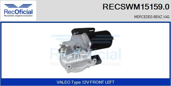 Motor de limpador pára-brisas do pára-brisas Volkswagen Crafter  2E, 2EA, 2EB, 2ED, 2EH, 2EX ao melhor preço