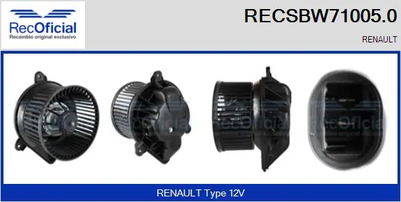 Motor de ventilador de forno (de aquecedor de salão) Renault Megane I LA0, LA1 ao melhor preço