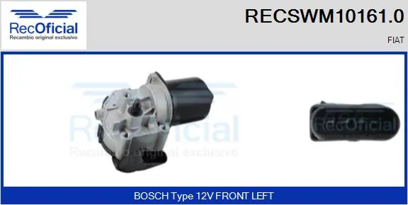 Motor de limpador pára-brisas do pára-brisas Fiat Doblo  263 ao melhor preço