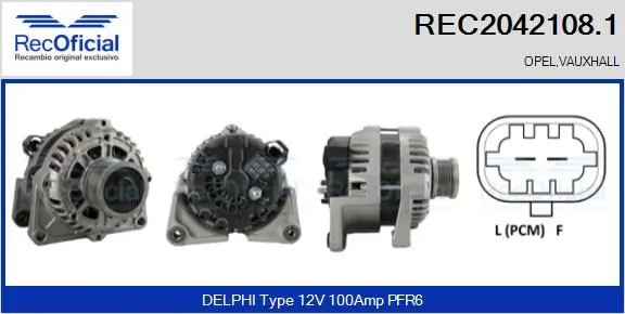 Gerador para Chevrolet Orlando J309