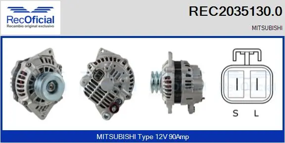 Gerador Mitsubishi Galant V E1A ao melhor preço