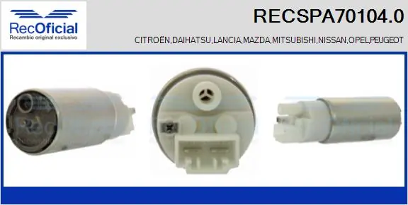 Bomba de combustível elétrica submersível Opel Astra  F70 ao melhor preço