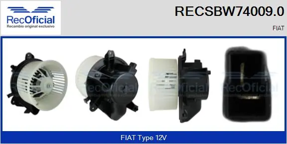 Motor de ventilador de forno (de aquecedor de salão) Fiat Punto II 188 ao melhor preço